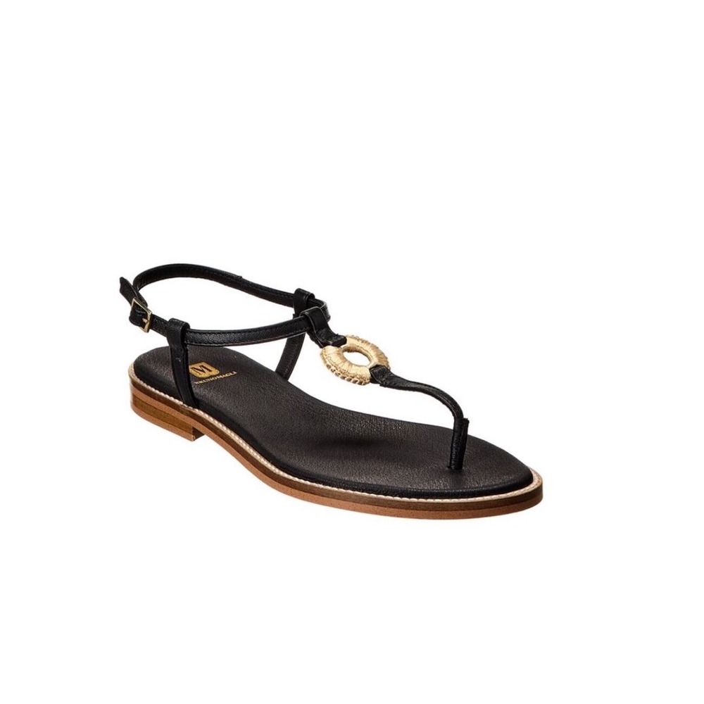 Bruno Magli Jenna‎ T-Strap Flat Sandals